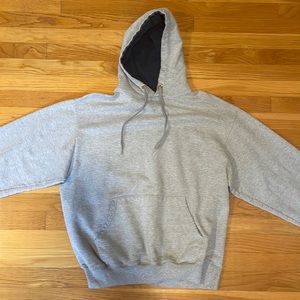 Champion Vintage Heavyweight Fleece-lined Grey Hoodie